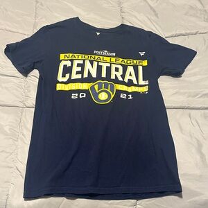 Fanatics Navy National League Central Champs Tee